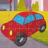 Puzzle di auto giocattolo